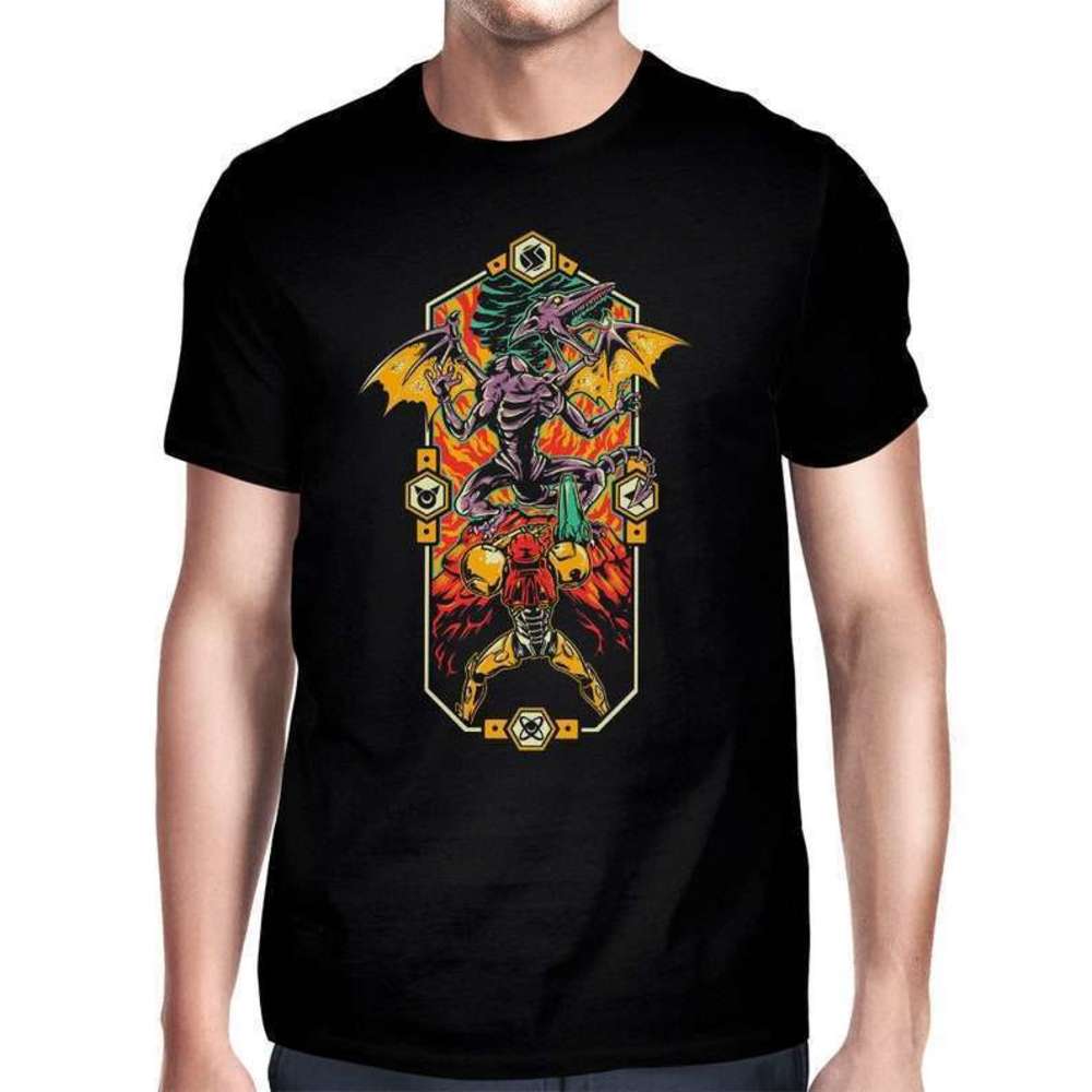 Metroid Samus Vs Ridley T Shirt